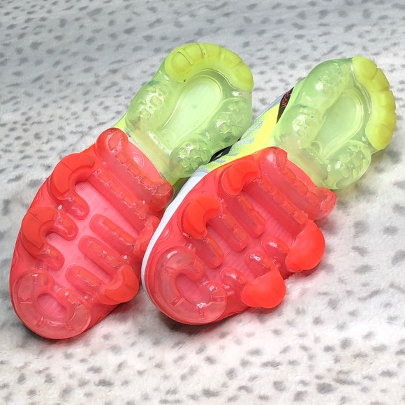 Nike VaporMax Sneaker 2019 GS Pure Platinum Volt - Picture 7 of 7